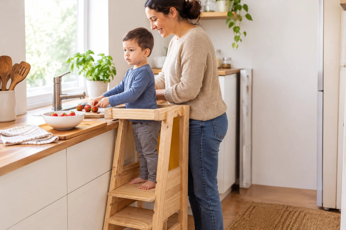 Cómo usar una torre de aprendizaje | Guía para padres - Mundo de Travesuras