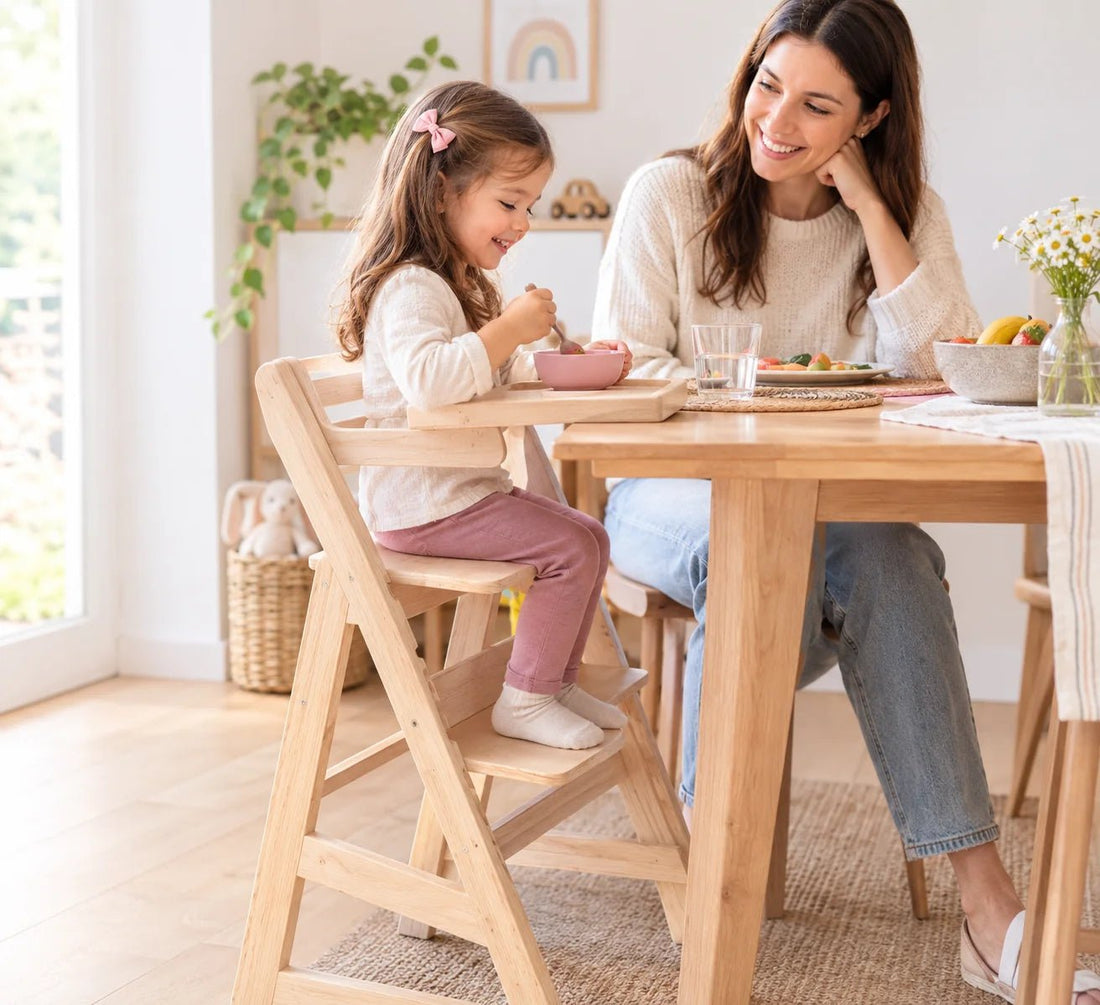 Silla evolutiva Montessori: creciendo y aprendiendo en familia - Mundo de Travesuras